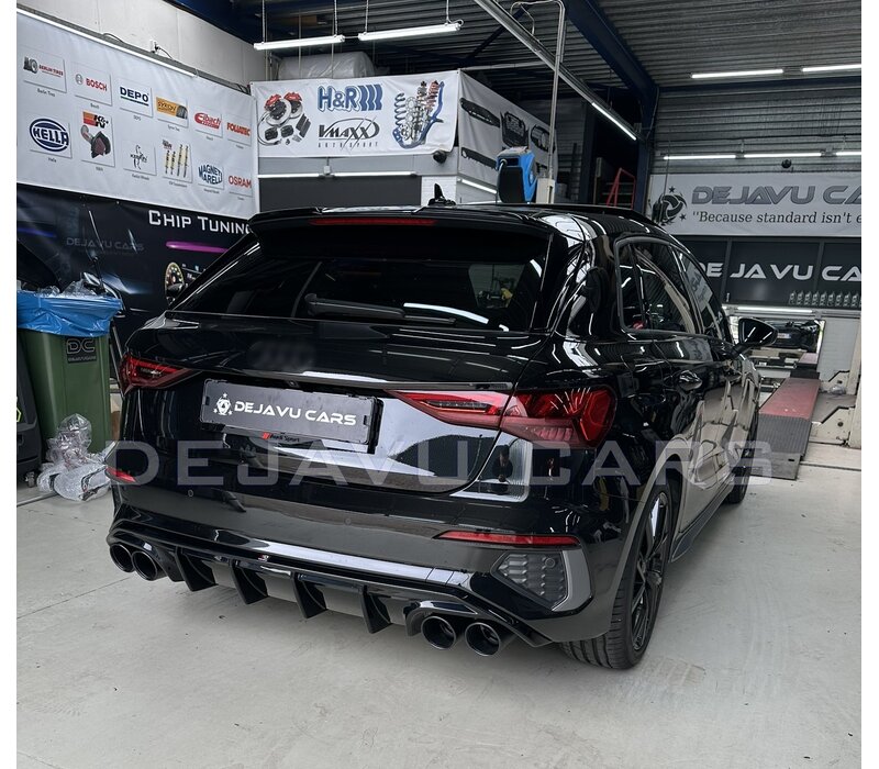 Aggressive Diffusor für Audi A3 8Y S line Sportback