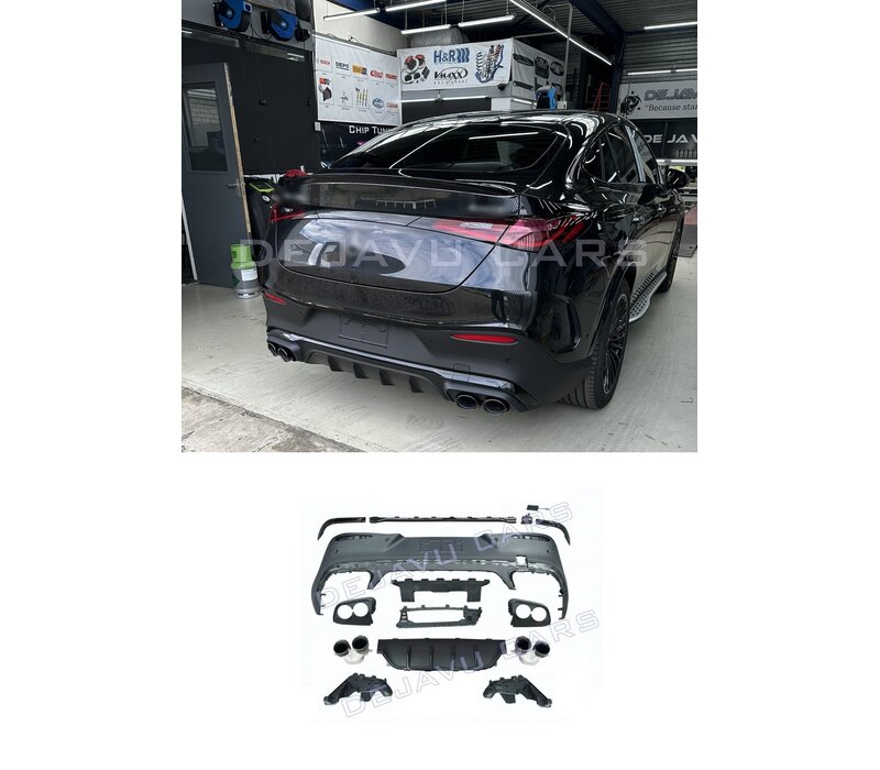 GLC43 AMG Look Diffuser voor Mercedes Benz GLC C254 Coupe