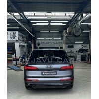 SQ7 Look Diffuser + Uitlaat tips voor Audi Q7 SUV S line SQ7