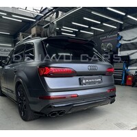 SQ7 Look Diffusor + Auspuffblenden für Audi Q7 4M Facelift SUV S line / SQ7