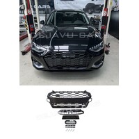 RS4 Look Front Grill voor Audi A4 B9.5 Facelift / S line S4