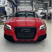 RS3 Look Kühlergrill Hochglanz schwarz Black Edition für Audi A3 8P Facelift / S line / S3 / RS3