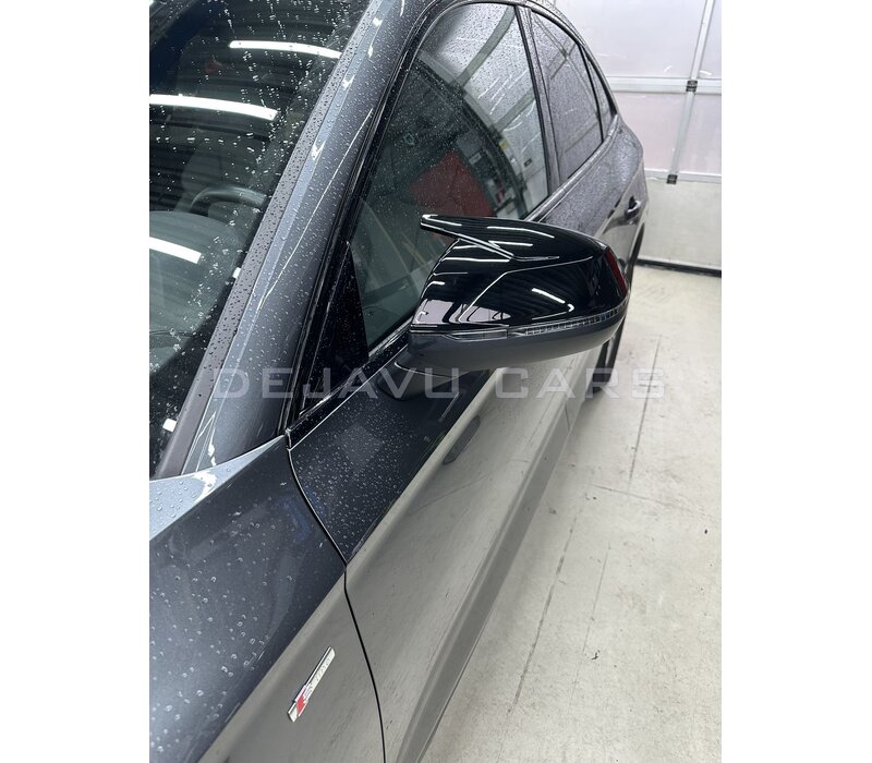 Aggressive Spiegelkappen glänzend schwarz für Audi Q5 / SQ5 FY | Q7 / SQ7 4M