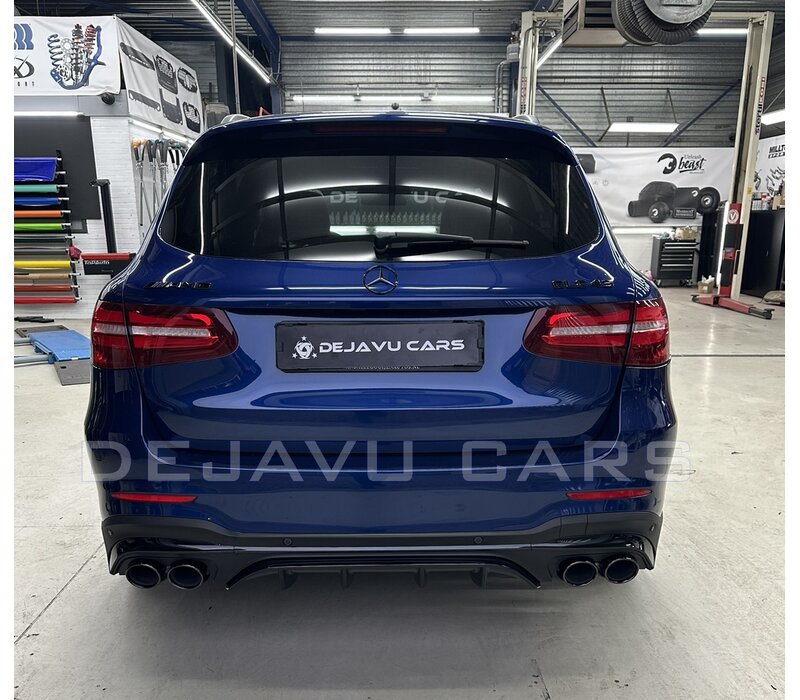 Facelift GLC43 AMG Look Diffusor für Mercedes Benz GLC X253 SUV