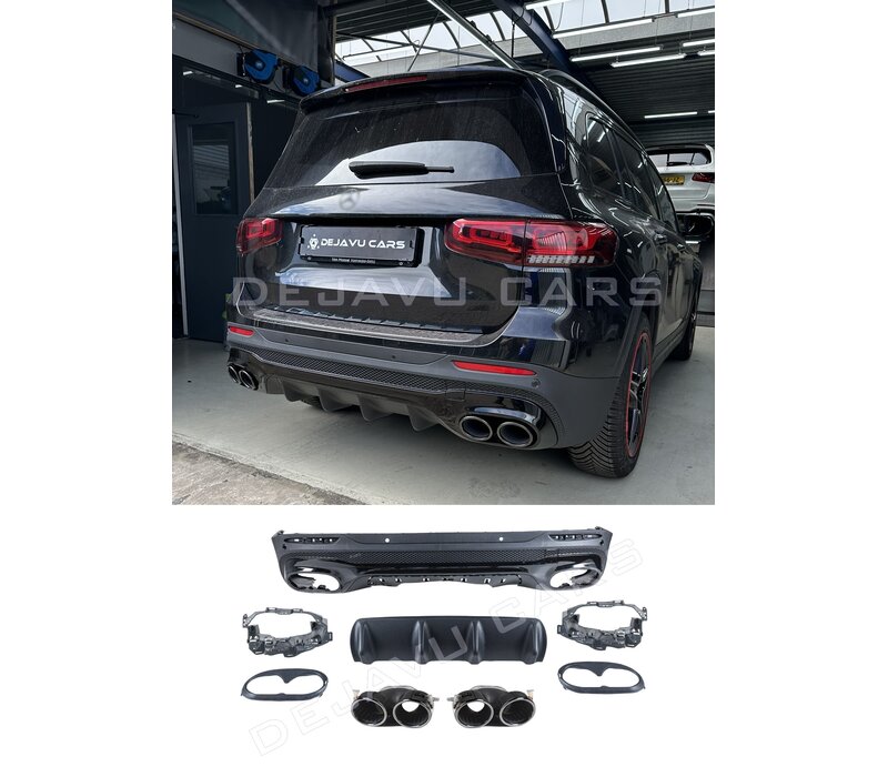 GLB45 AMG Look Diffuser voor Mercedes Benz GLB X247 SUV