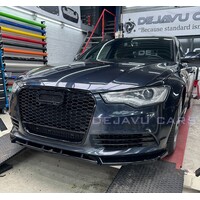 RS6 Look Mistlamp roosters Black Edition voor Audi A6 C7