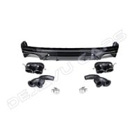 SQ5 Look Diffuser + Uitlaat tips voor Audi Q5 FY S line SQ5