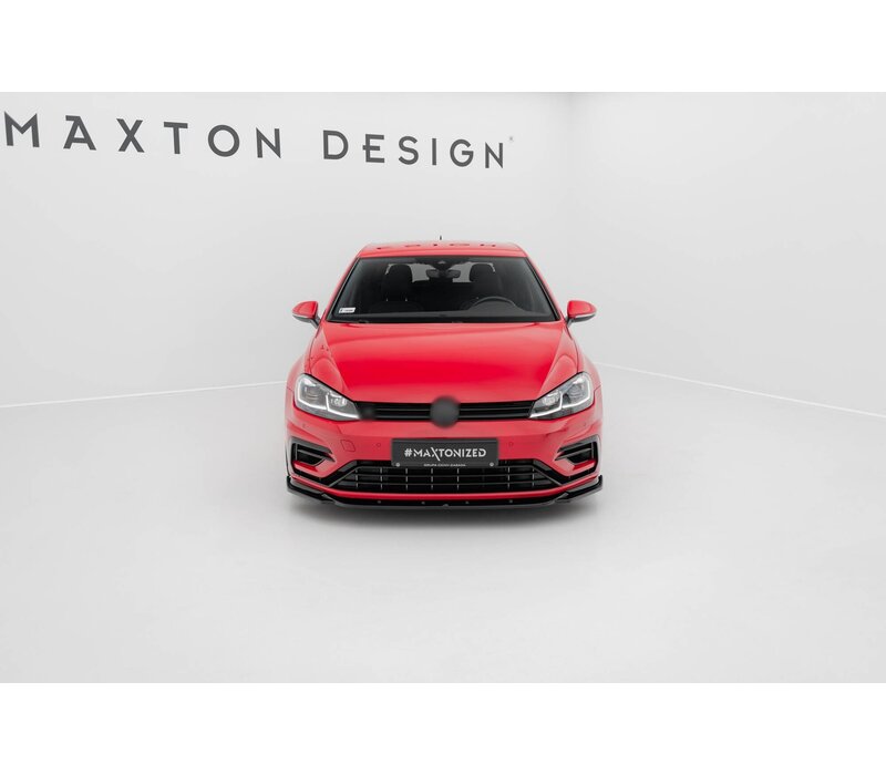 Front Splitter V.9 voor Volkswagen Golf 7.5 R / R line FL