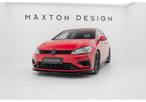 Maxton Design Front Splitter V.9 voor Volkswagen Golf 7.5 R / R line Facelift