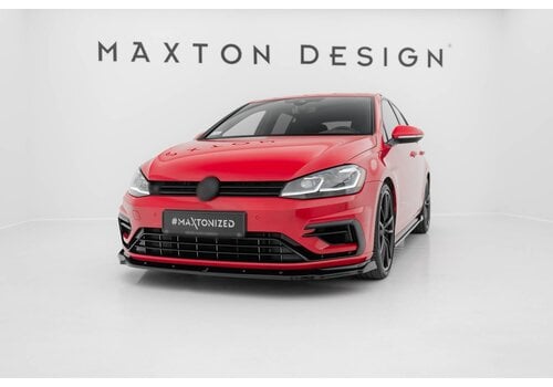 Maxton Design Front Splitter V.1 voor Volkswagen Golf 7.5 R / R line Facelift