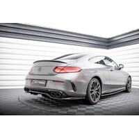 Rear Splitter voor Mercedes Benz C43 AMG Coupe / Cabrio