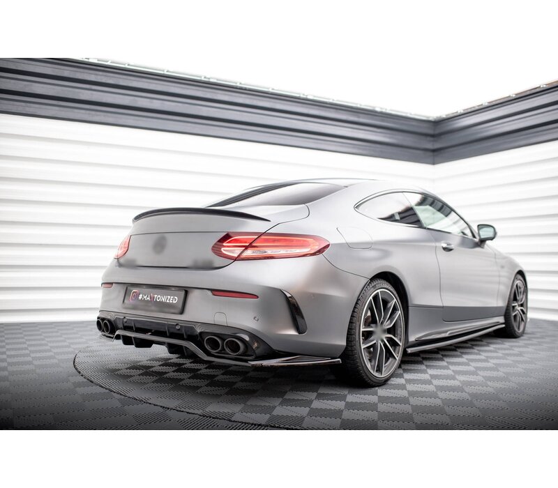 Central Rear Splitter for Mercedes Benz C Class C43 AMG Coupe / Cabrio Facelift