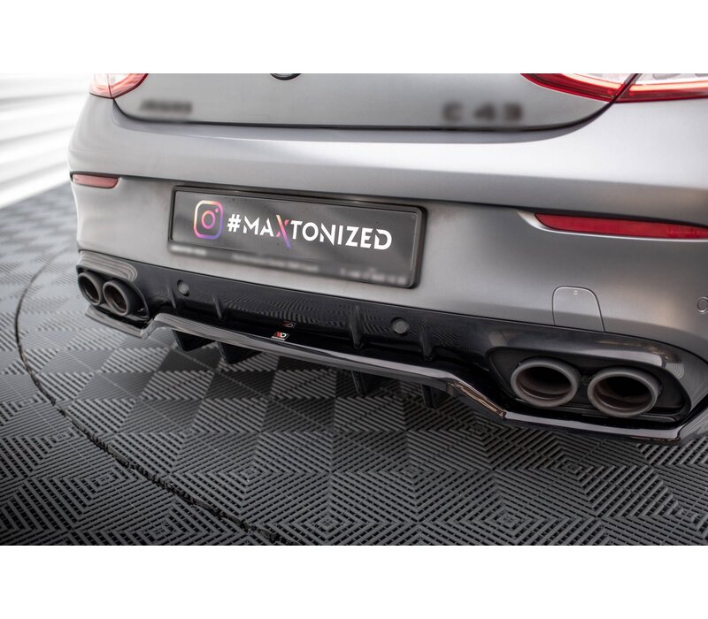 Central Rear Splitter für Mercedes Benz C Klasse C43 AMG Coupe / Cabrio Facelift