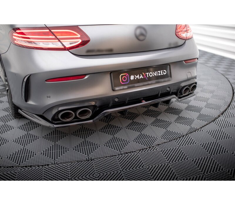 Central Rear Splitter for Mercedes Benz C Class C43 AMG Coupe / Cabrio Facelift