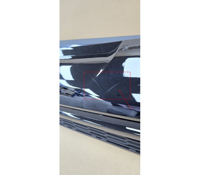 SQ7 Look Diffuser + Uitlaat tips voor Audi Q7 SUV S line SQ7 - (B-WARE)