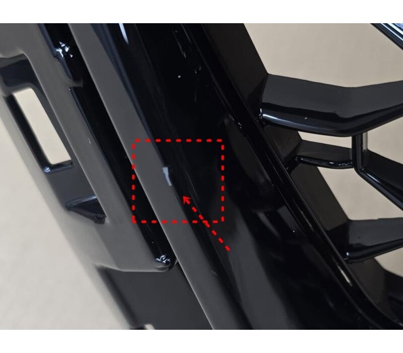 RS3 Look Front Grill  Black Edition for Audi A3 8V / S line / S3 - (B-WARE)