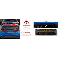 RS6 Look Diffuser voor Audi A6 C7.5 Facelift S line / S6 - (B-WARE)