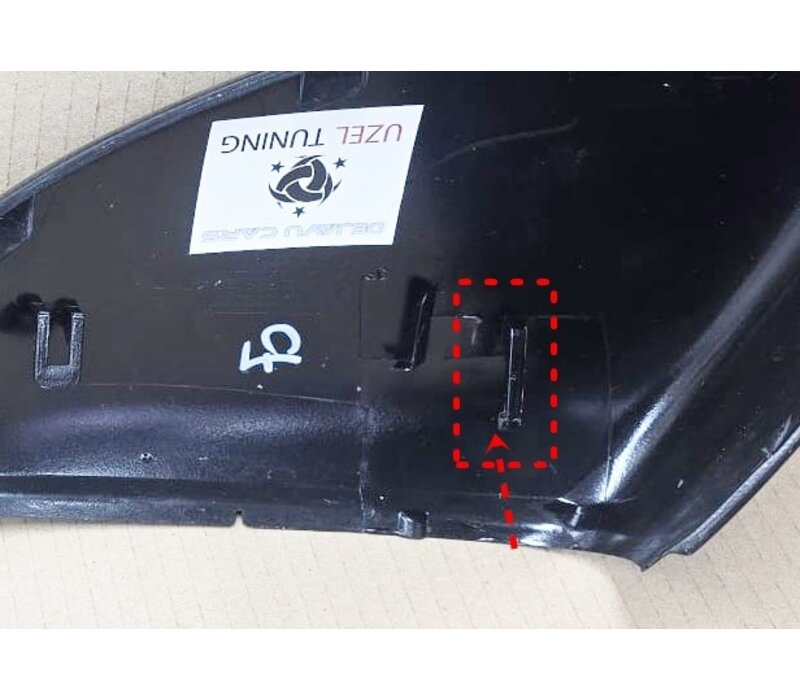 R / GTI TCR Look Carbon mirror caps for Volkswagen Golf 7 - (B-WARE)