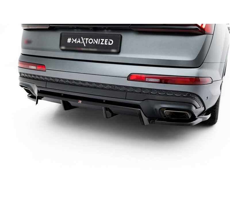 Rear Splitter (with vertical bars) für Audi Q7 S-Line Mk2 Facelift 2