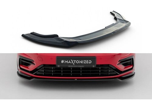 Maxton Design Front Splitter V.3 voor Volkswagen Golf 7.5 R / R line Facelift - (B-WARE)