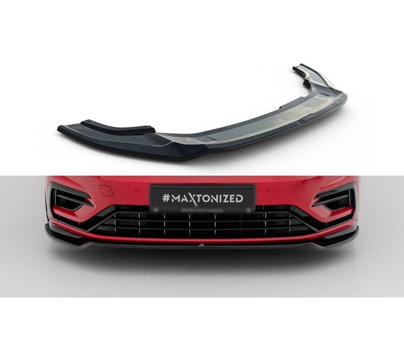 Front Splitter V.3 voor Volkswagen Golf 7.5R/R line Facelift - (B-WARE)