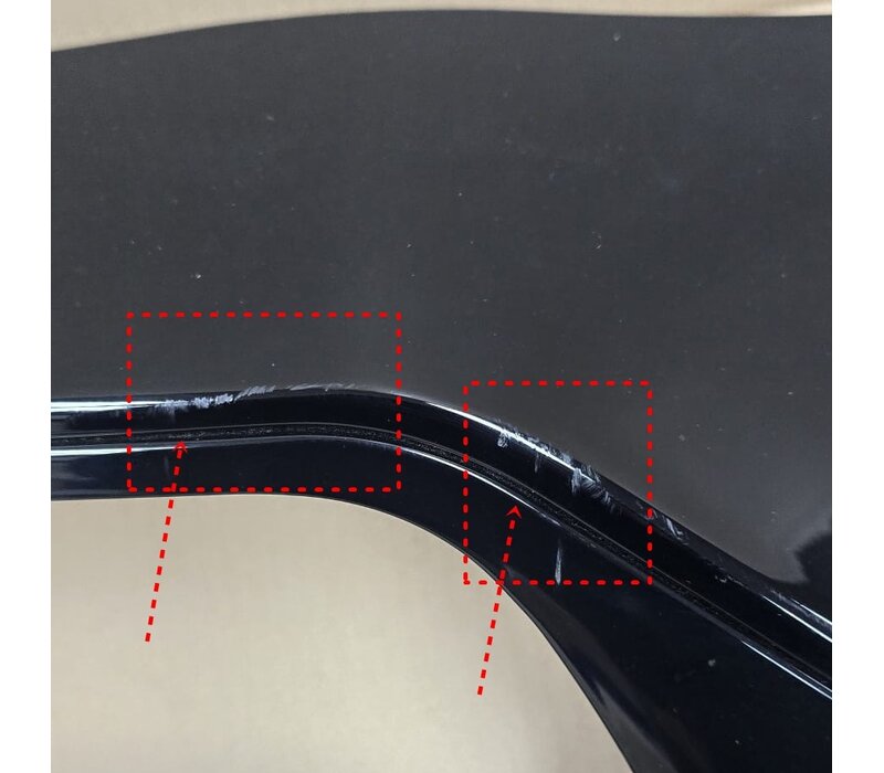 C63 AMG Look Diffuser voor Mercedes Benz C Klasse W206 S206 - (B-WARE)