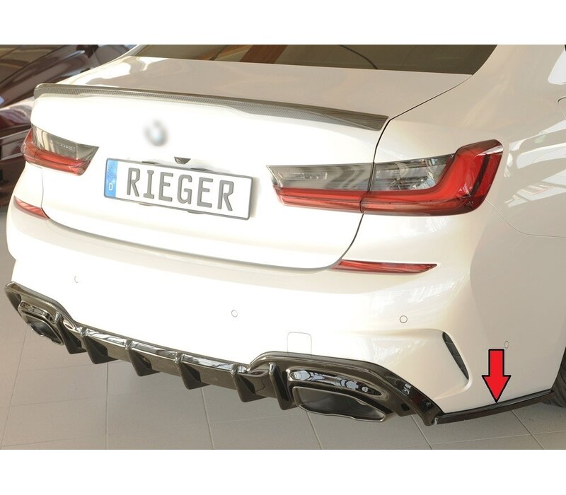 Rear Side Splitters voor BMW 3 Serie G20 / G21 met M Pakket (M340i / M340d)