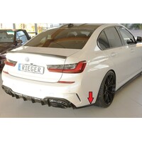 Rear Side Splitters voor BMW 3 Serie G20 / G21 met M Pakket (M340i / M340d)