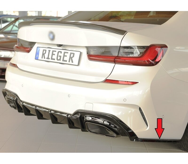Rear Side Splitters für BMW 3 Serie G20 / G21 mit M Paket (M340i / M340d)