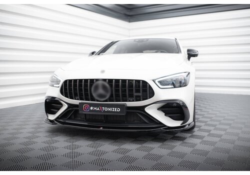 Maxton Design Front Splitter V.1 for Mercedes Benz X290 AMG GT 43 Coupe