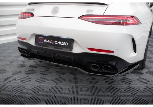 Maxton Design Central Rear Splitter voor Mercedes Benz X290 AMG GT 43 Coupe