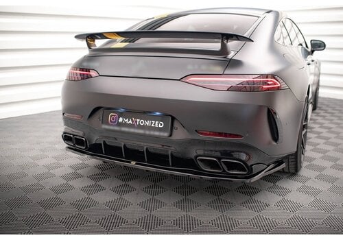 Maxton Design Central Rear Splitter for Mercedes Benz AMG GT 63S Aero Coupe