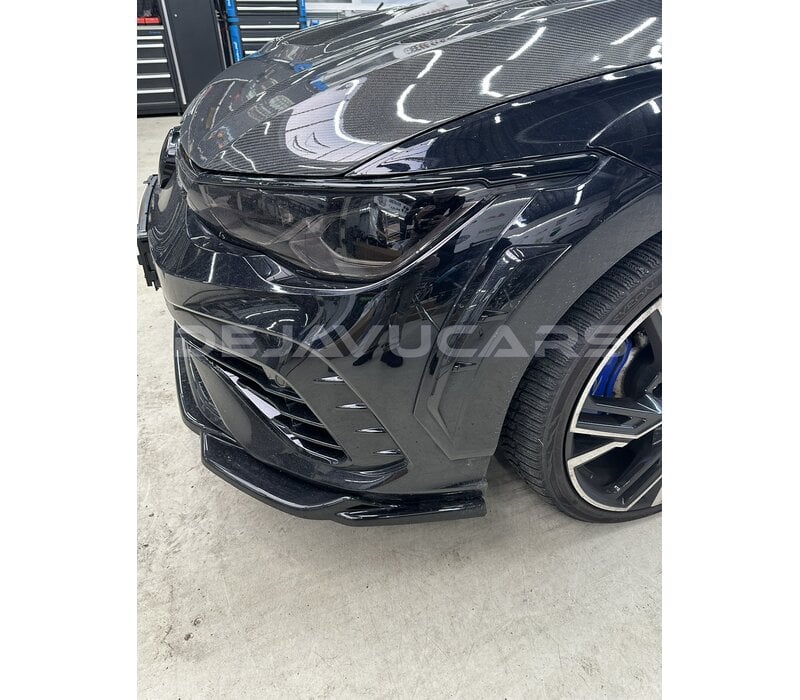 Koplamp Spoiler voor Volkswagen Golf 8 R GTI GTE GTD R line