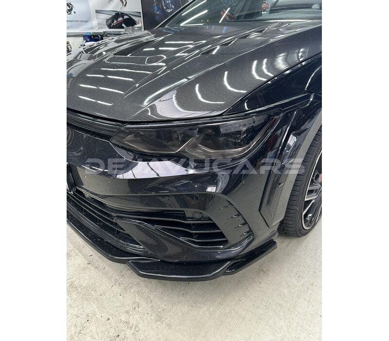 Headlight Spoiler for Volkswagen Golf 8 / GTI / GTE / GTD / R / R line