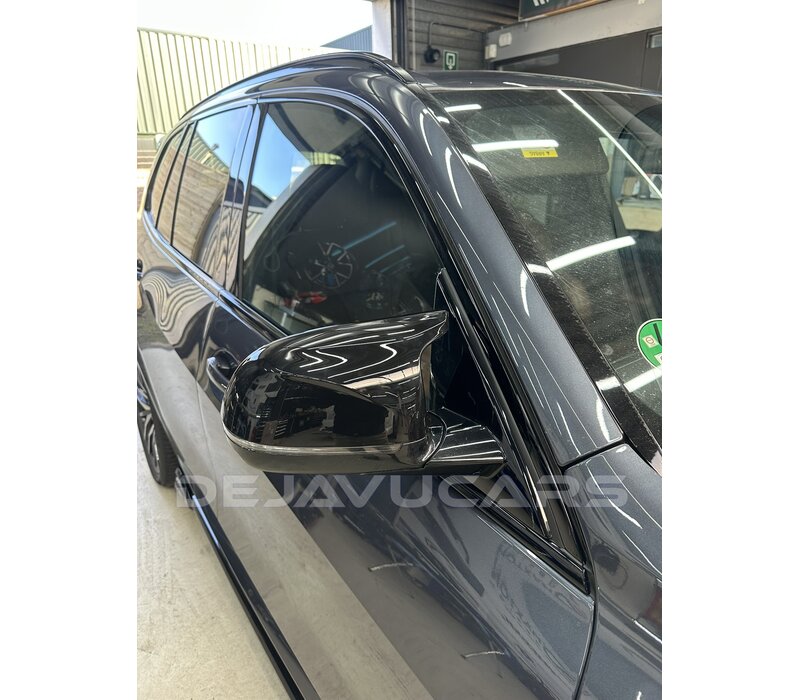 Sport Glans zwart spiegelkappen voor BMW X3 X4 X5 X6 X7