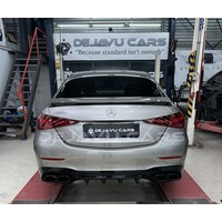 C63 AMG Look Tailgate spoiler lip for Mercedes Benz C Class W206