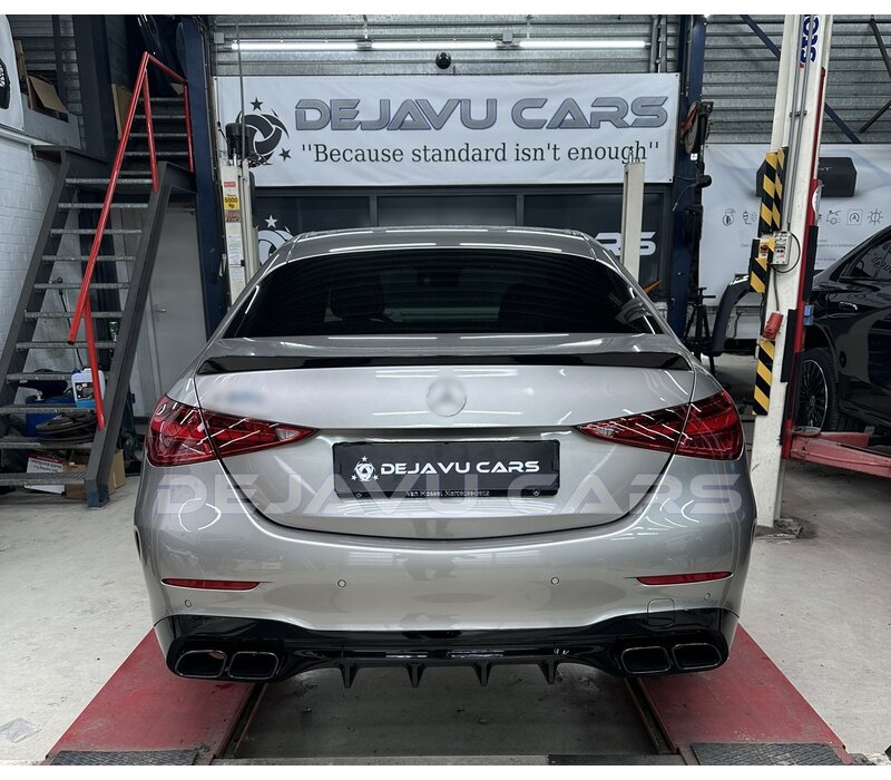 C63 AMG Look Tailgate spoiler lip for Mercedes Benz C Class W206