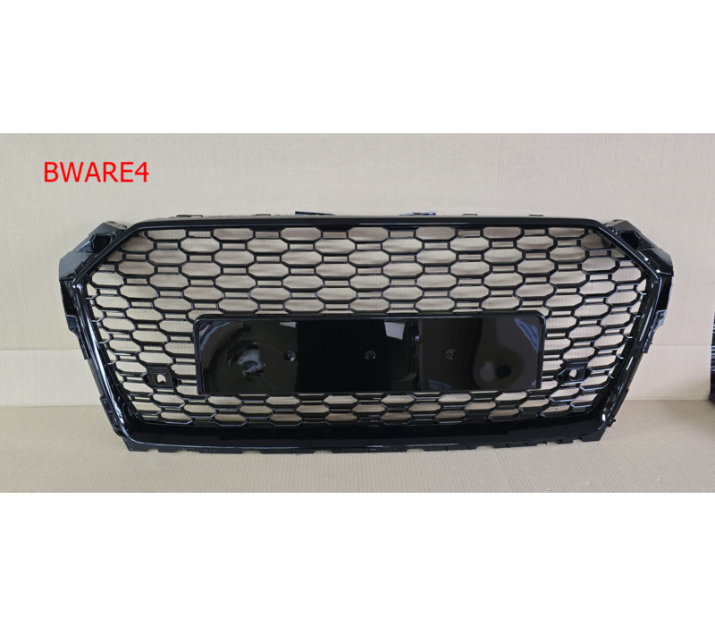 RS5 Look Front Grill Black Edition voor Audi A5 B9 - (B-WARE)