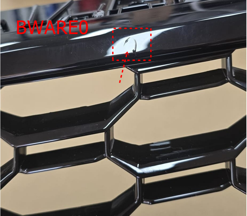 RS5 Look Front Grill Black Edition for Audi A5 B9 - (B-WARE)