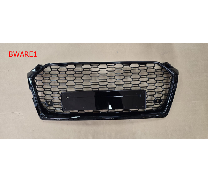 RS5 Look Front Grill Black Edition voor Audi A5 B9 - (B-WARE)