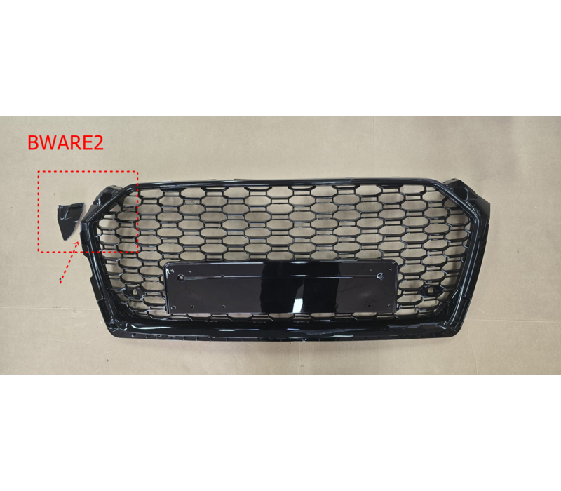 RS5 Look Front Grill Black Edition for Audi A5 B9 - (B-WARE)
