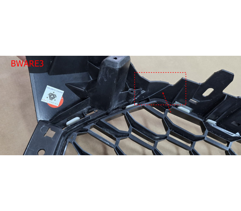 RS5 Look Kühlergrill Black Edition für Audi A5 B9 - (B-WARE)