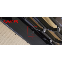 RS5 Look Front Grill Black Edition voor Audi A5 B9 - (B-WARE)