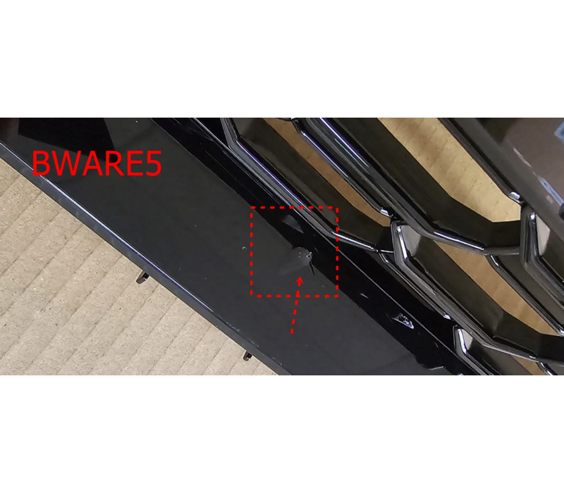 RS5 Look Front Grill Black Edition voor Audi A5 B9 - (B-WARE)