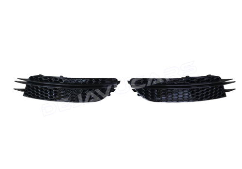 OEM Line ® RS6 Look Fog light grille Black Edition for  Audi A6 C7