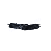 RS6 Look Fog light grille Black Edition for  Audi A6 C7