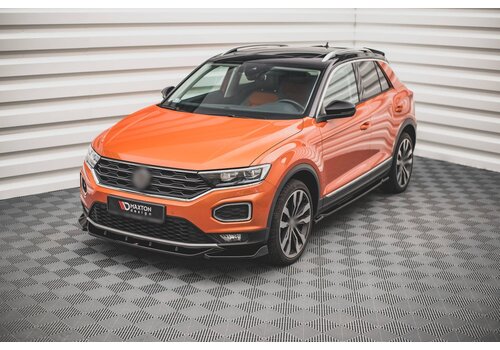 Maxton Design Front Splitter V.1 for Volkswagen T-Roc Standard Mk1