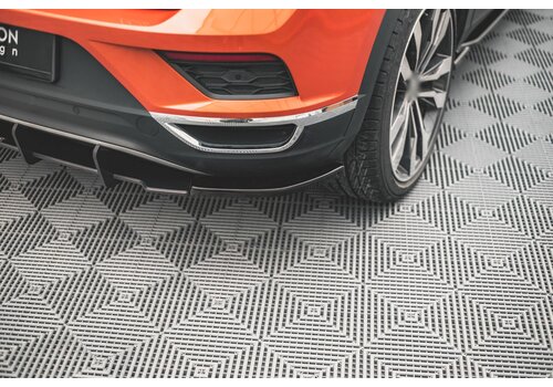 Maxton Design Rear Side Splitter voor Volkswagen T-Roc Standaard Mk1