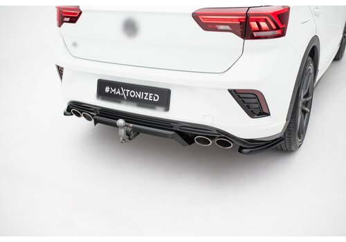 Maxton Design Central Rear Splitter voor Volkswagen T-Roc R Mk1