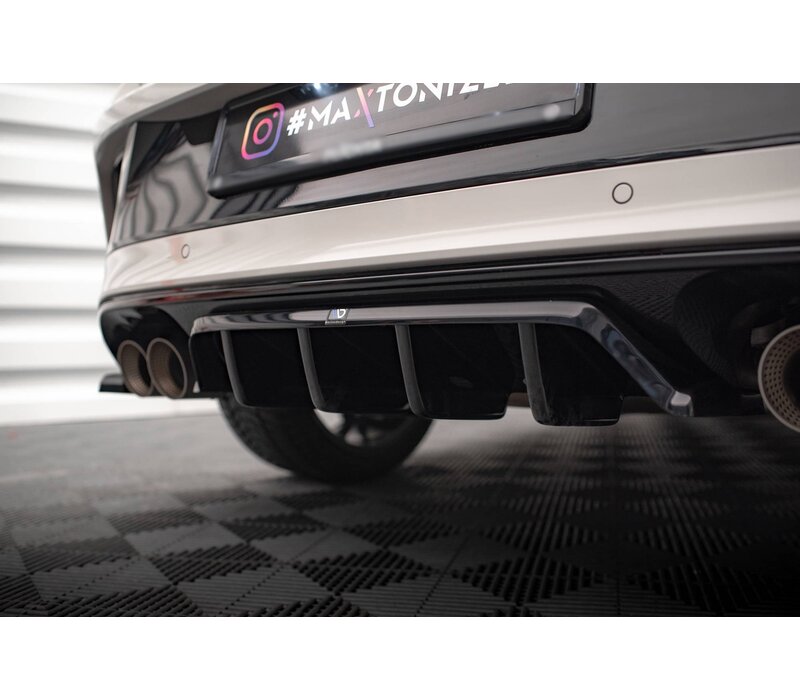 Central Rear Splitter voor Volkswagen T-Roc R / R-Line Mk1